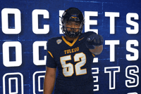 Point Toledo Football GIF by Toledo Rockets