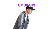 Up Up Up Pumping Sticker by Thomas der Sparkojote