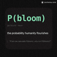 Bloom Humanity GIF by Foresight Existential Hope