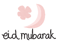Eid Mubarak Sticker by Mukena Tazbiya