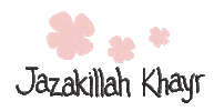 Jazakillah Sticker by Mukena Tazbiya