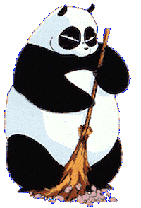 Panda Dust Sticker