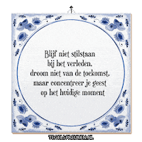 Humor Focus Sticker by Tegelspreuken.nl