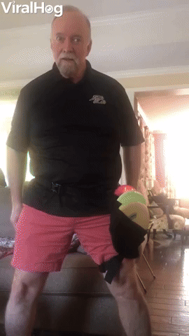 Disc Golfing Dad Takes Out TV