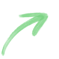 Arrow Attention Sticker by Hmlet