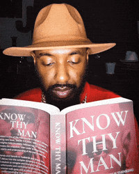 Lying Red Shirt GIF by Manuel V. Johnson