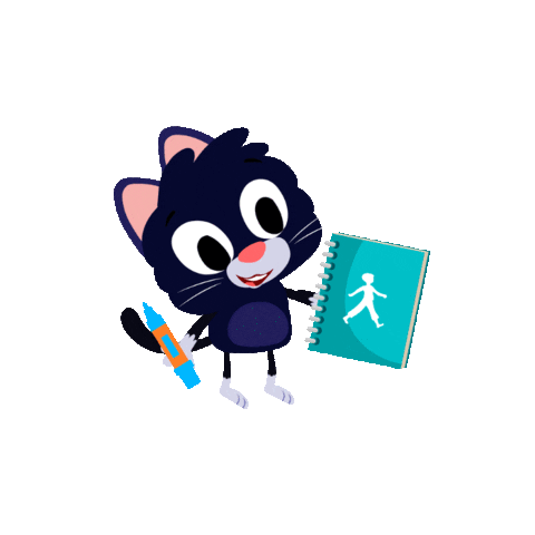 helendoron_ukraine cat study english hd Sticker