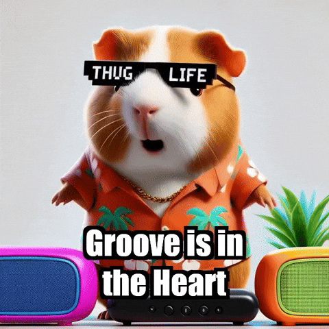 Groove Is In The Heart Musiclover GIF by Guinea Gambino