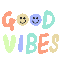 Happy Good Vibes Sticker by Dani Liu 廖丹妮