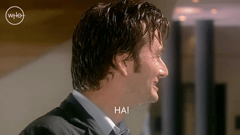 David Tennant Laughing GIF by Doctor Who