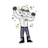 Dance Celebrating Sticker by Zhot Shotz