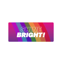 Rainbow Shine Bright Sticker by FunX