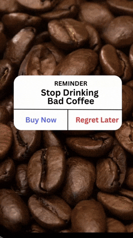 Coffee Coffee Coffee Reminder GIF by Berk's Beans Coffee