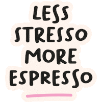 Lazy_Heroes coffee vibe stress espresso Sticker