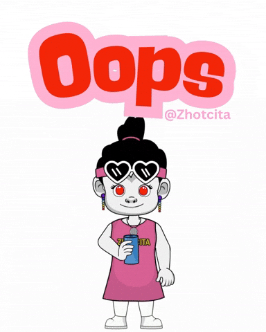 Uh Oh Oops GIF by Zhotcita