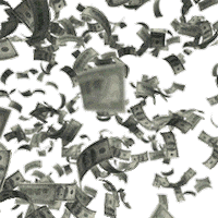 glitch money STICKER