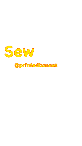 Happy Tailor Made Sticker by Printed Bonnet