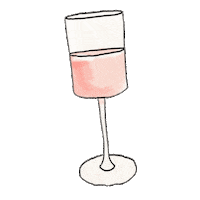 Cheers Rose Sticker by Sivan Ayla