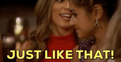 just like that abc GIF by The Bachelor