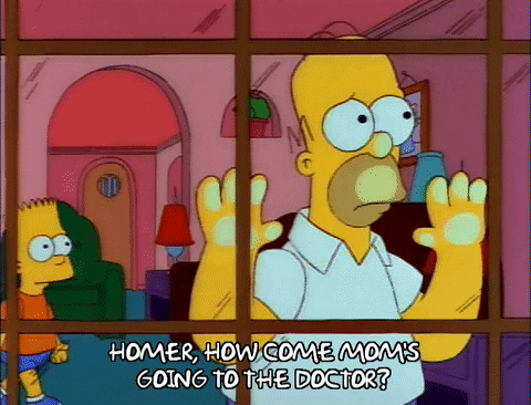 Asking Season 3 GIF by The Simpsons
