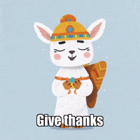 Give Thanks Appreciation GIF by Llamaozi