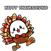 Turkey Dinner Dancing GIF by Sappy Seals