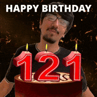 121 Birthday GIF
