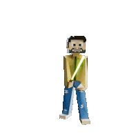 Pixel 3D Sticker by Simone Arena