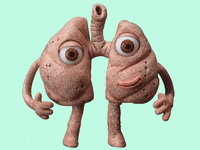 TheRealCost really eye roll cigarette lung GIF