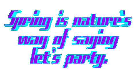 Spring March Sticker by OpticalArtInc.