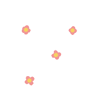 Flowers Indie Sticker