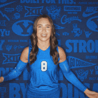 Ncaa Volleyball Go Cougs GIF by BYU Cougars