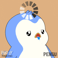 Penguin Think GIF by Pudgy Penguins
