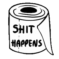 Wipe Oh No Sticker