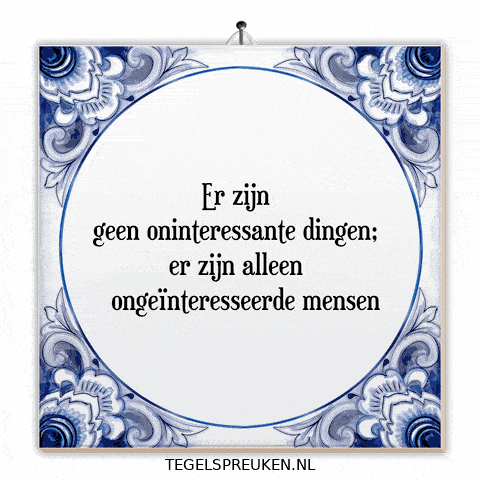 Spreuk Interesse GIF by Tegelspreuken.nl