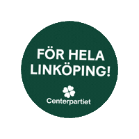 Linkoping Sticker by Centerpartiet