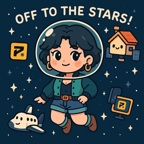 Floating Space Travel GIF by Persona