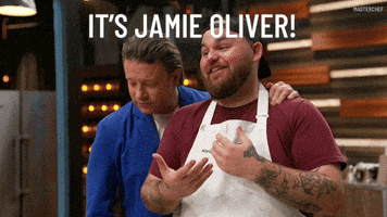Happy Jamie Oliver GIF by MasterChefAU