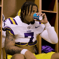 Vibing Locked In GIF by LSU Tigers