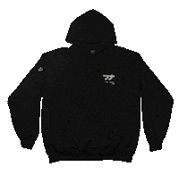 typetclothing black clothing type drift Sticker