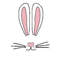 Bunny Rabbit Sticker by deinechristine