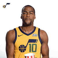 alec burks popcorn GIF by Utah Jazz