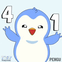 6 7 Penguin GIF by Pudgy Penguins