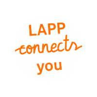 lappgroup white orange connect cables Sticker