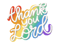 Thank You Lord Sticker by Mighty Hands