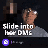 Slide into her DMs