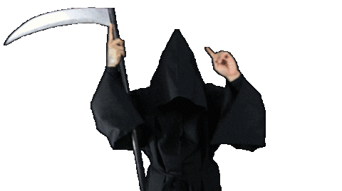 endlich-tod idea reaper idee scythe Sticker