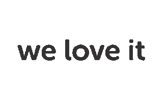 we love it heart Sticker by Journi