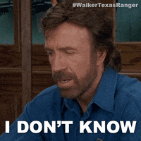 Chuck Norris Idk GIF by Sony Pictures Television