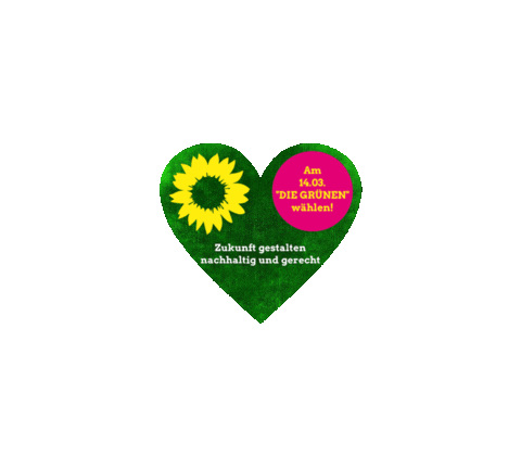 Gruenetaunusstein herz wahl grun hessen Sticker